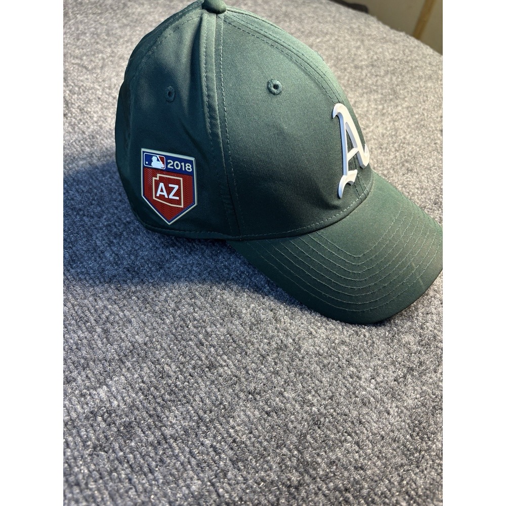 OAKLAND ATHLETICS A'S MLB BASEBALL 2018 AZ NEW ERA‎ 39THirty HAT  Med/Lar NWOT - Picture 2 of 9
